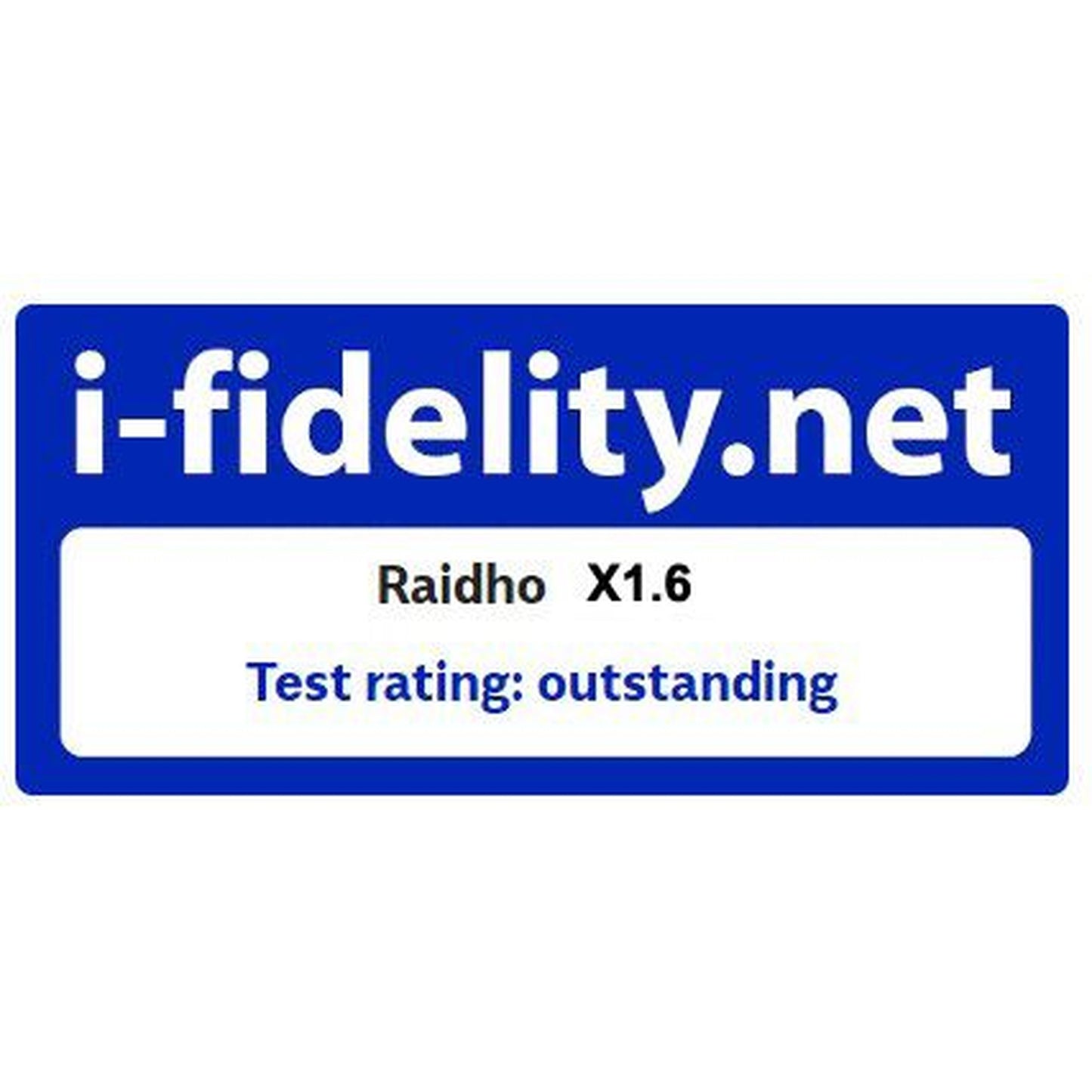 Raidho X1.6 Regallautsprecher, Auszeichnung i-fidelity.net Testurteil, Schwarz Hochglanz