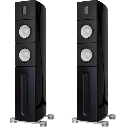 Raidho X2.6 Standlautsprecher Stereopaar in Schwarz Hochglanz