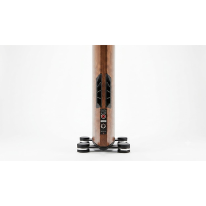 Raidho X2t 25th Anniversary Standlautsprecher Anschlussfeld, Walnut Burl