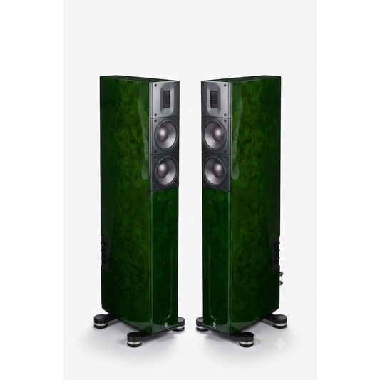 Raidho X2t 25th Anniversary Standlautsprecher Stereopaar in Emerald Green Burl