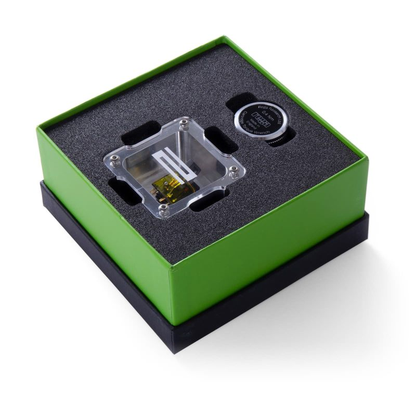 Rega Aphelion 2 MC-Tonabnehmer Verpackung mit Schutzbox und Auflagekraftwaage