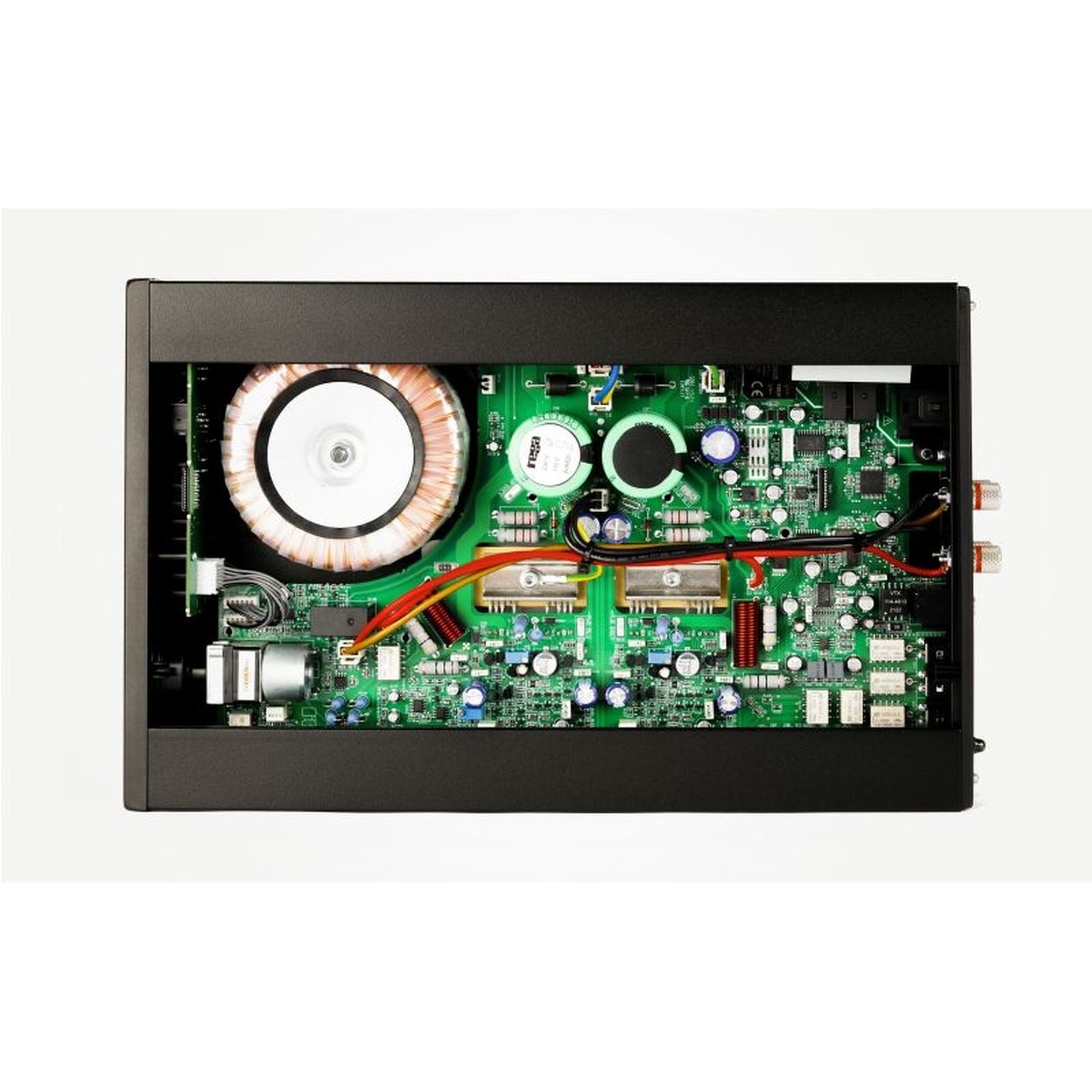 Rega Brio MK7 Vollverstärker Detailansicht Innenaufbau von oben