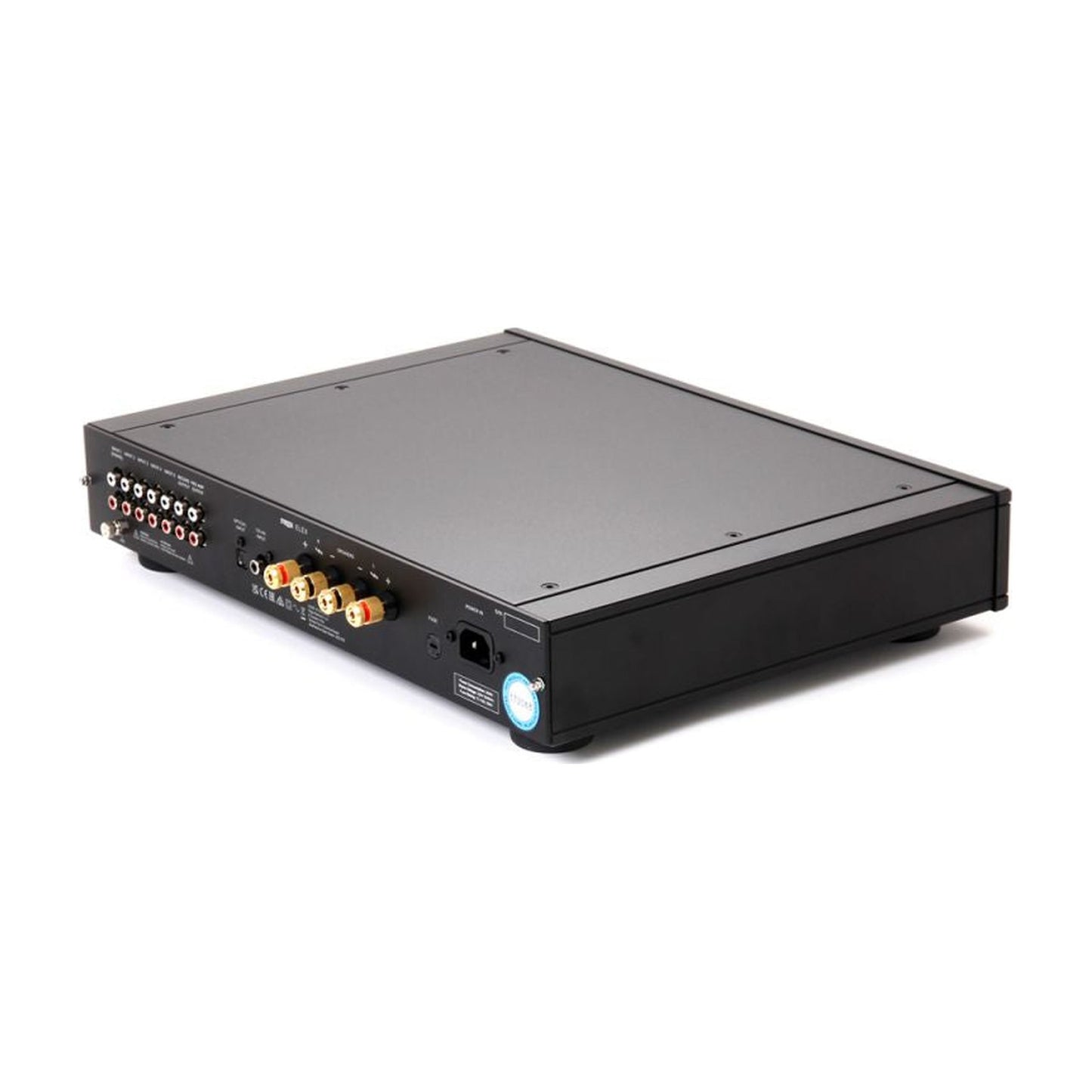 Rega Elex MK4 Vollverstärker Schrägansicht von hinten