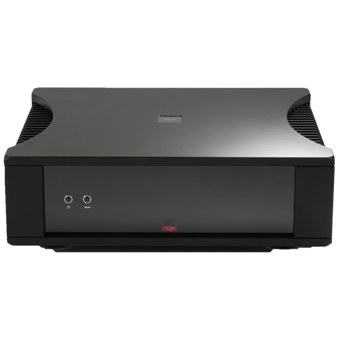 Rega Mercury/Solis Referenz-Set, Detailansicht Solis Endstufe von vorn