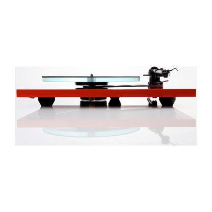Rega Planar 3 Plattenspieler, Rot, Seitenansicht