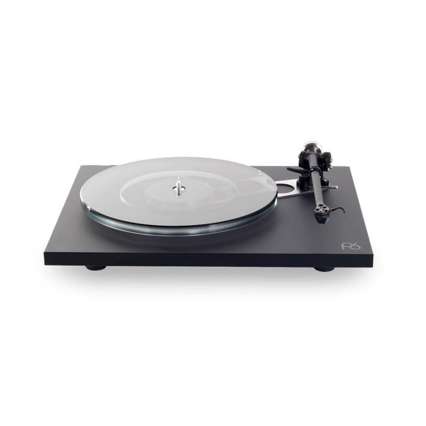 Rega Planar 6 Plattenspieler, Schwarz, Seitenansicht