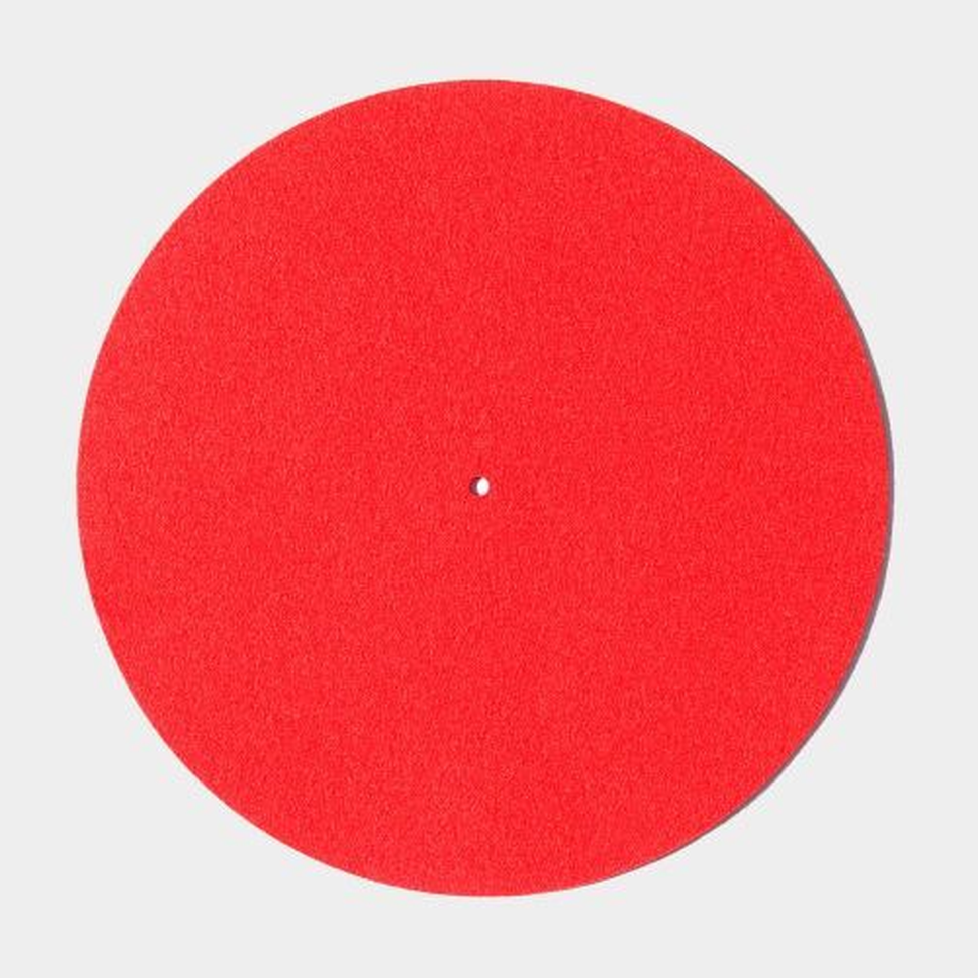 Rega Plattenteller-Matte Farbvariante Rot