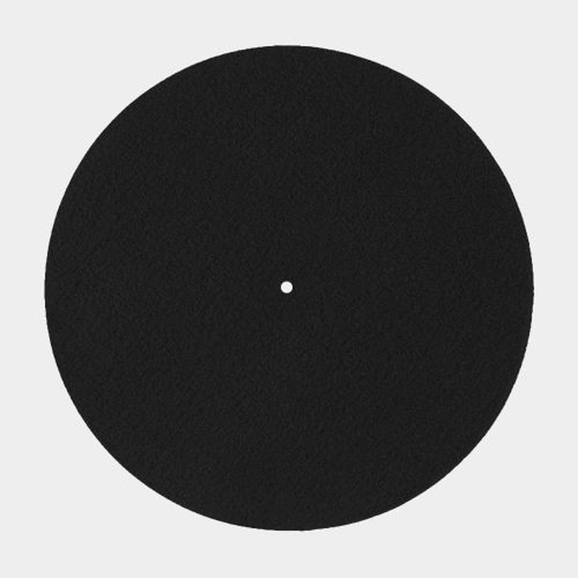 Rega Plattenteller-Matte Farbvariante Schwarz