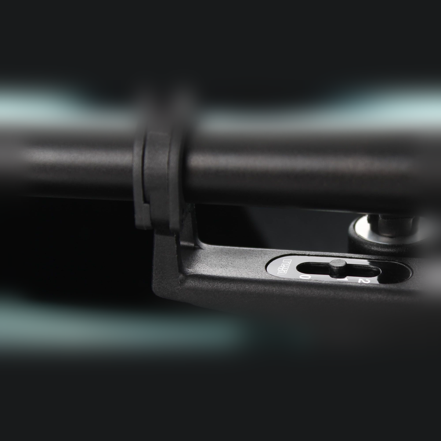 Rega RB220 Tonarm Detailansicht Antiskating-Einstellring