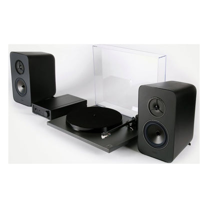 Rega System One HiFi-Komplettset, Schrägansicht von der anderen Seite