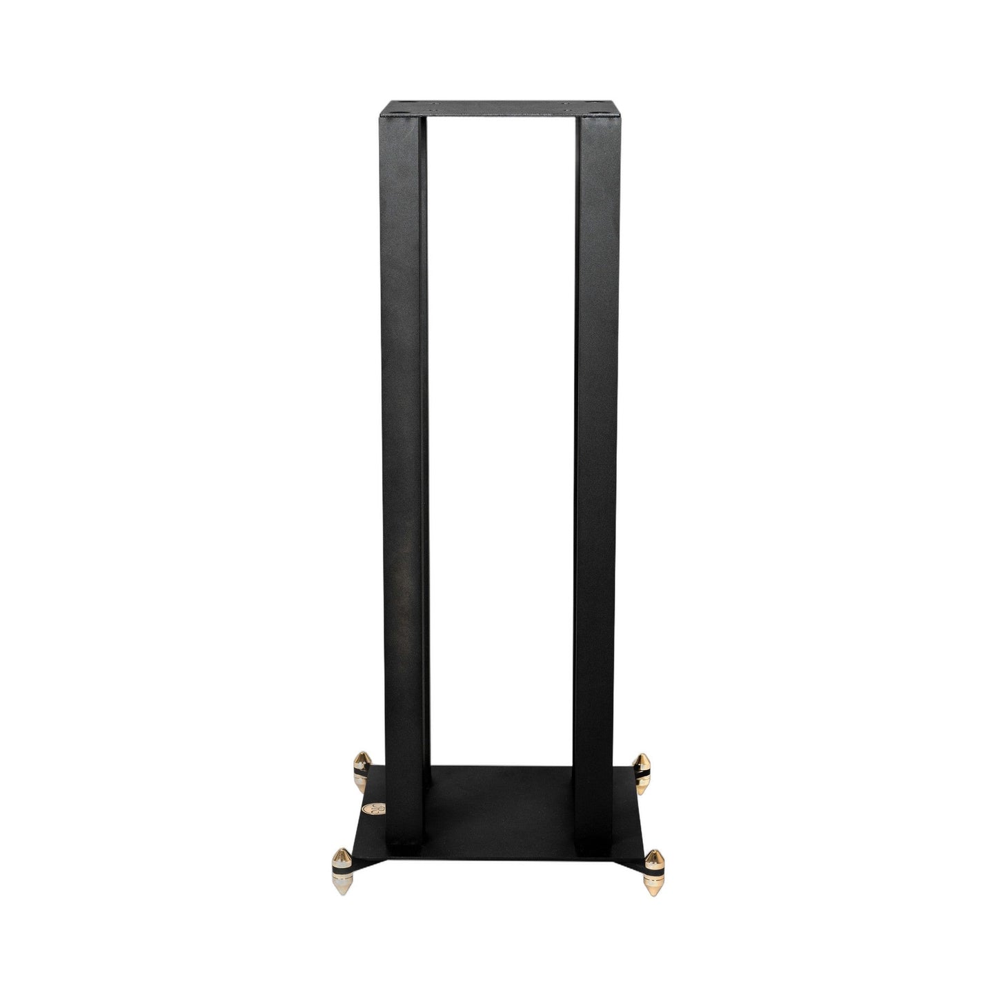 Revival Audio Stand 3 Detailansicht Spike-System Bodenentkopplung Eisen-Basisplatte