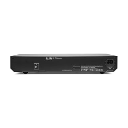 Roksan Attessa CD-Streaming Set in Silber, Schrägansicht CD-Transport