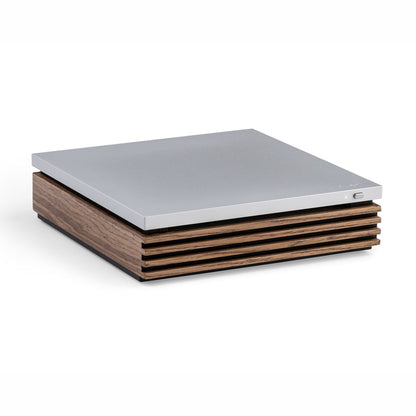 Ruark R-CD100 USB-CD-Player Nussbaum/Aluminium Frontansicht