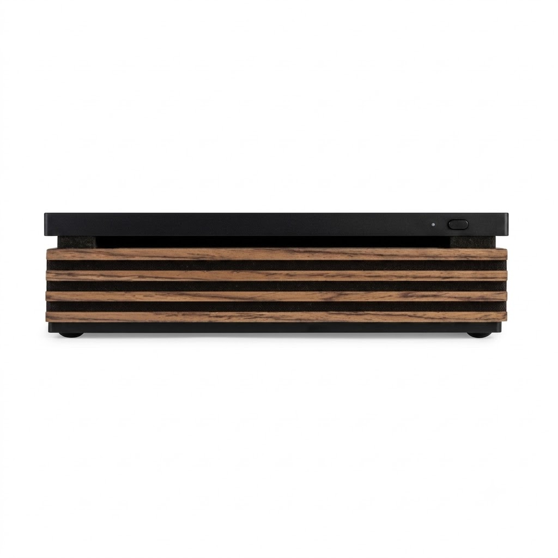 Ruark R-CD100 USB-CD-Player Swiss Black Frontansicht mit CD-Schlitz