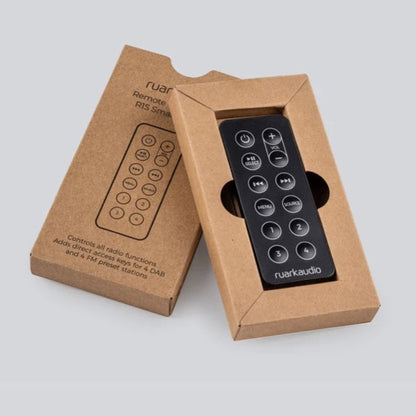 Ruark R1S Smart Radio mit WLAN & DAB+ Creme Lieferumfang mit Fernbedienung