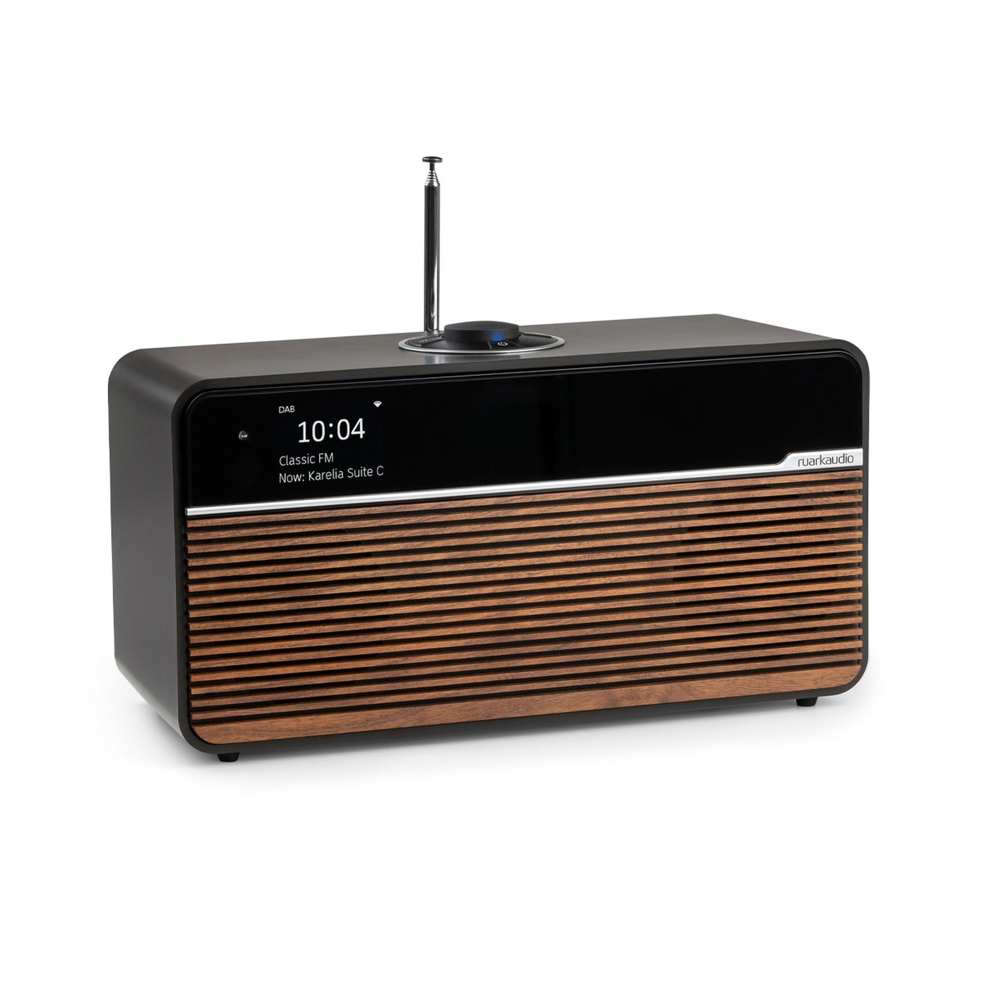 Ruark R2 MK4 Streaming-Musiksystem Espresso Frontansicht