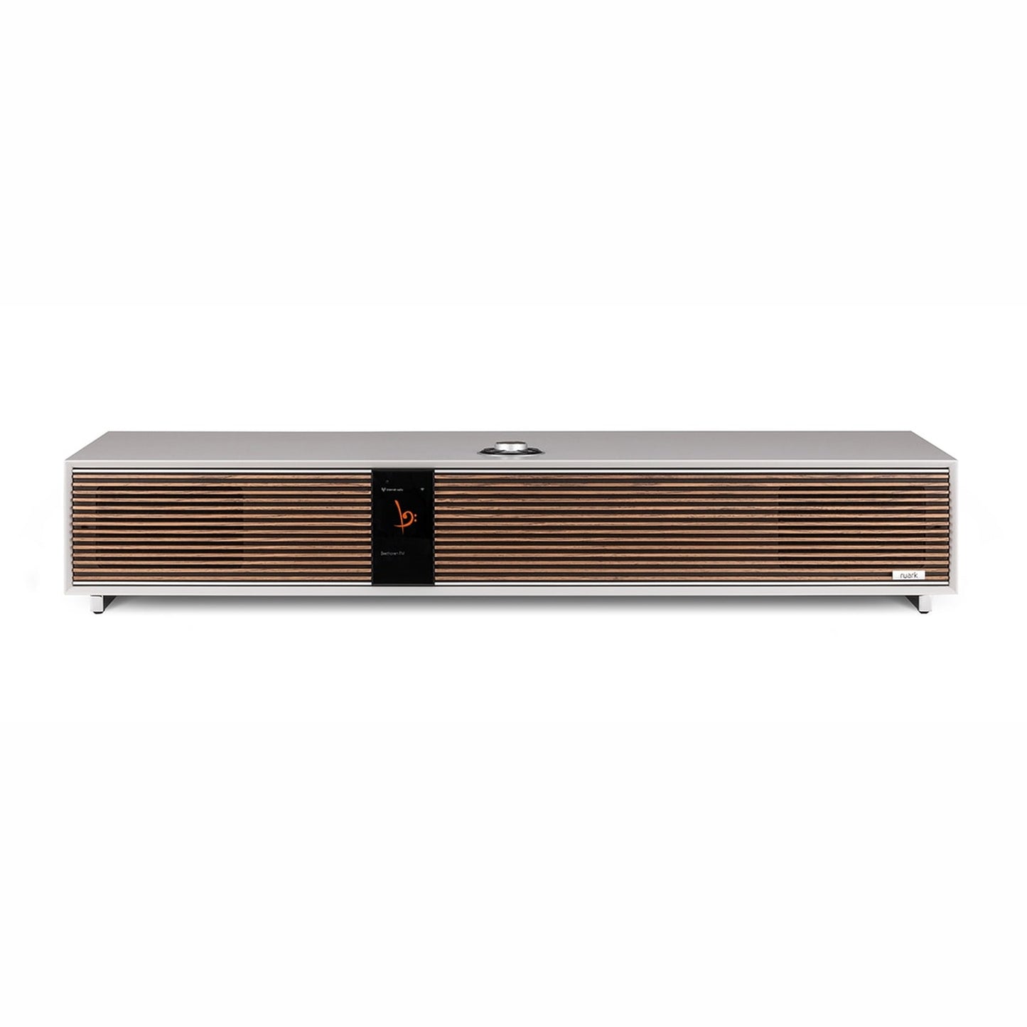 Ruark R810 All-in-One-Musiksystem Hellgrau Frontansicht ohne Standfuss