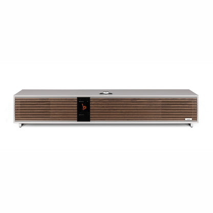 Ruark R810 All-in-One-Musiksystem Hellgrau Frontansicht ohne Standfuss