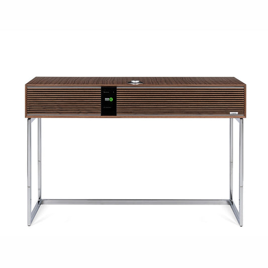 Ruark R810 All-in-One-Musiksystem Nussbaum Frontansicht mit Standfuss