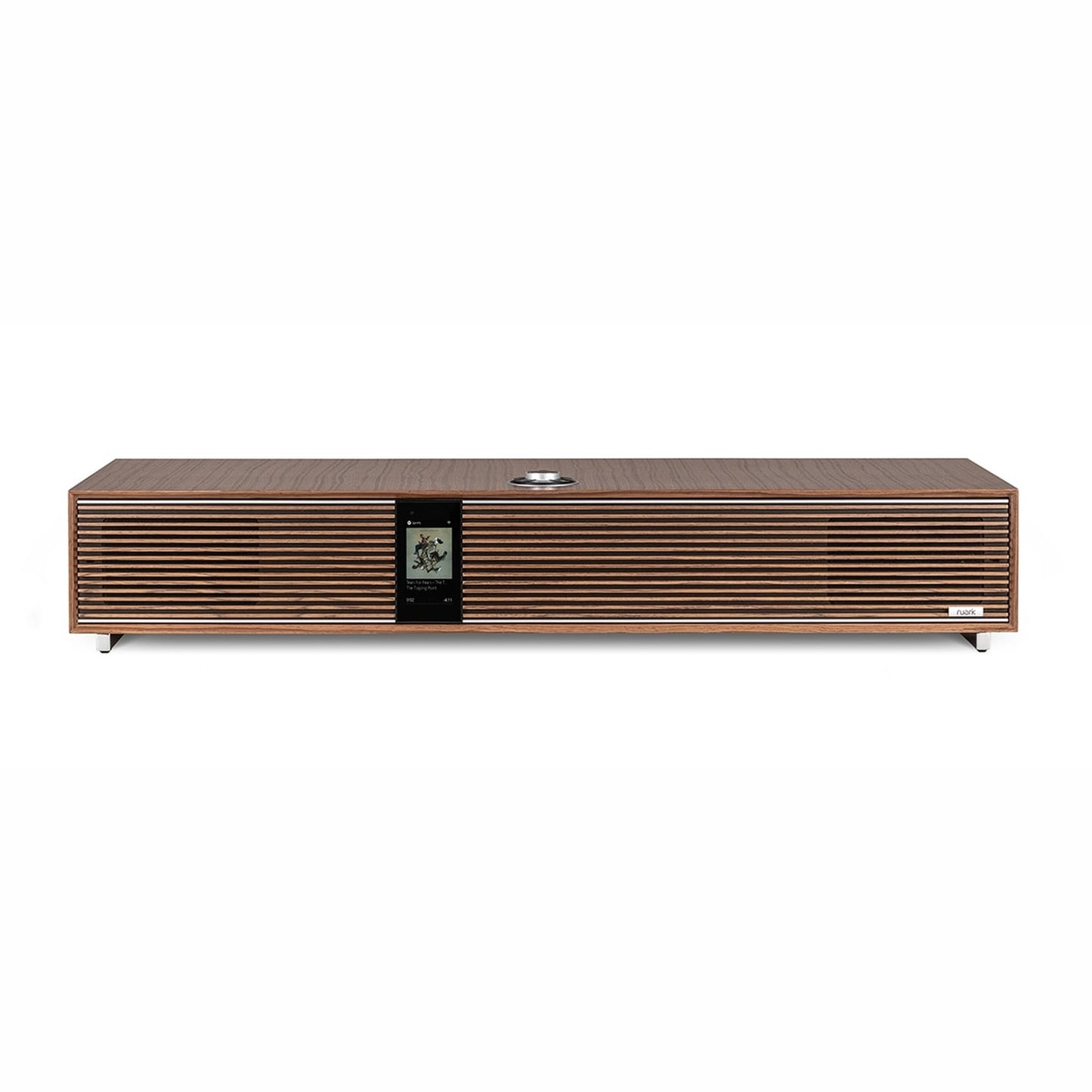 Ruark R810 All-in-One-Musiksystem Nussbaum Frontansicht ohne Standfuss