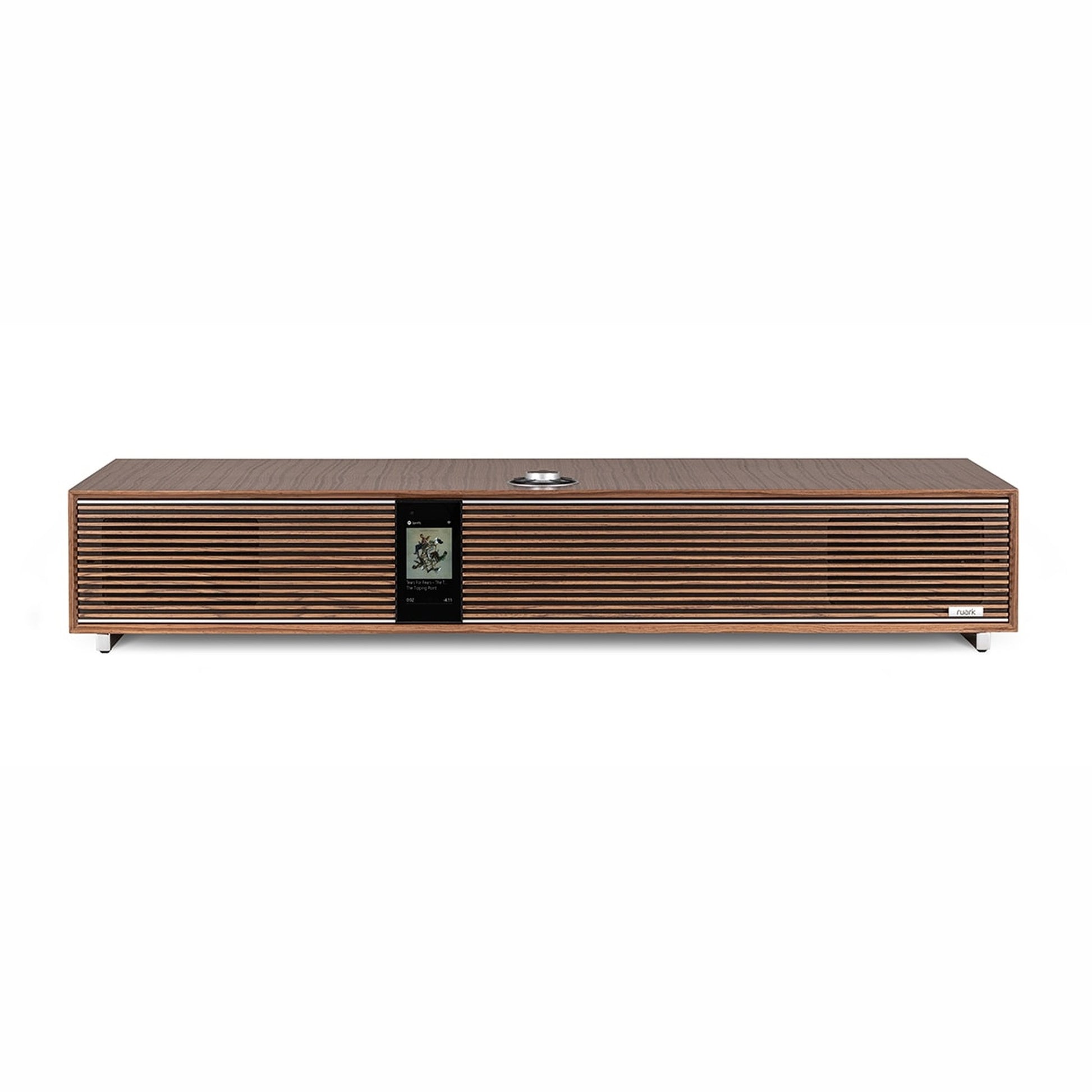 Ruark R810 All-in-One-Musiksystem Nussbaum Frontansicht ohne Standfuss