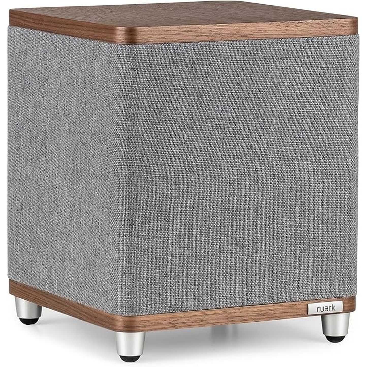 Ruark RS1 Aktiv-Subwoofer Nussbaum Schrägansicht
