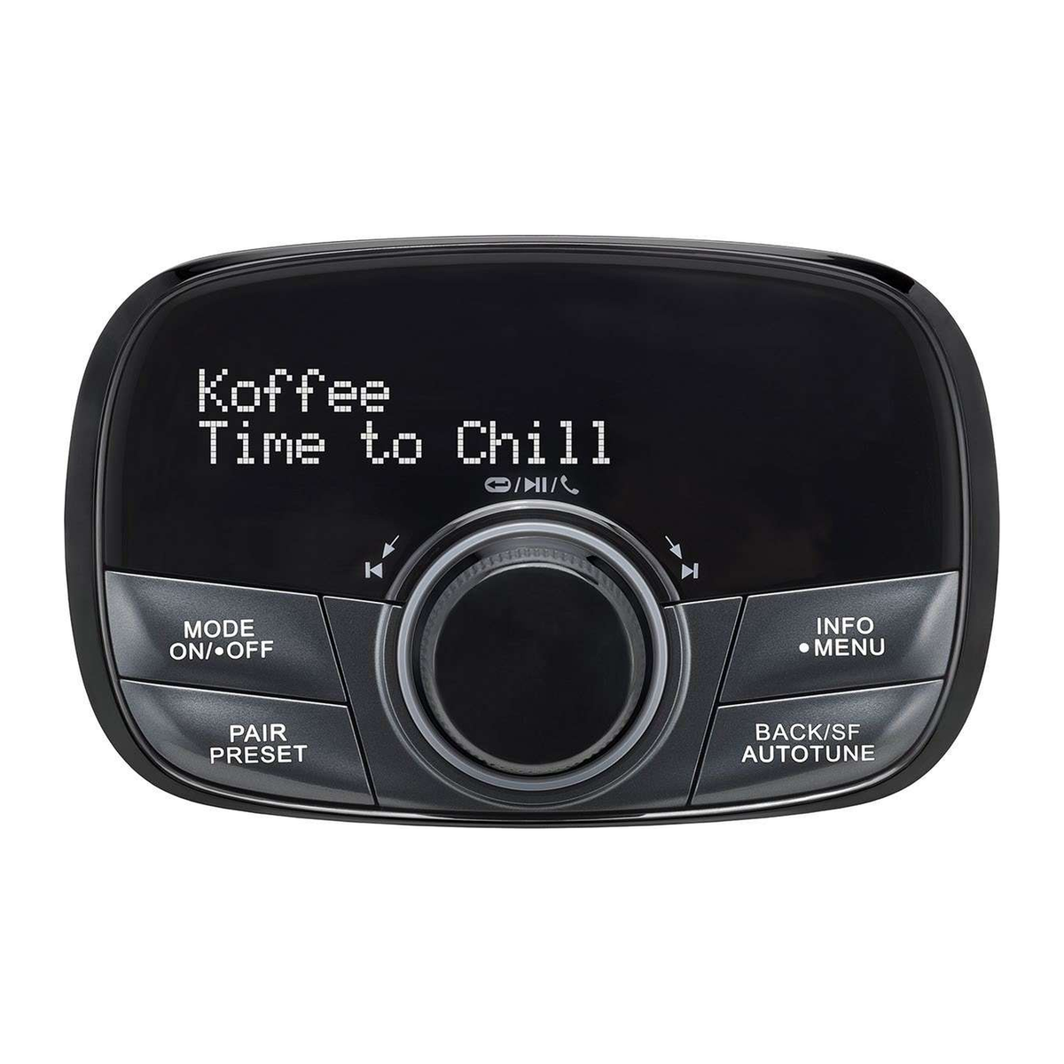 Sangean FMT-02 DAB+ In-Car-Adapter mit Bluetooth, Frontansicht
