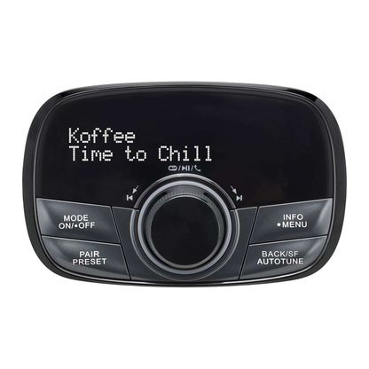 Sangean FMT-02 DAB+ In-Car-Adapter mit Bluetooth, Frontansicht