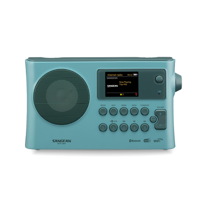 Sangean WFR-28BT Portables Internetradio, Light Blue, Frontansicht