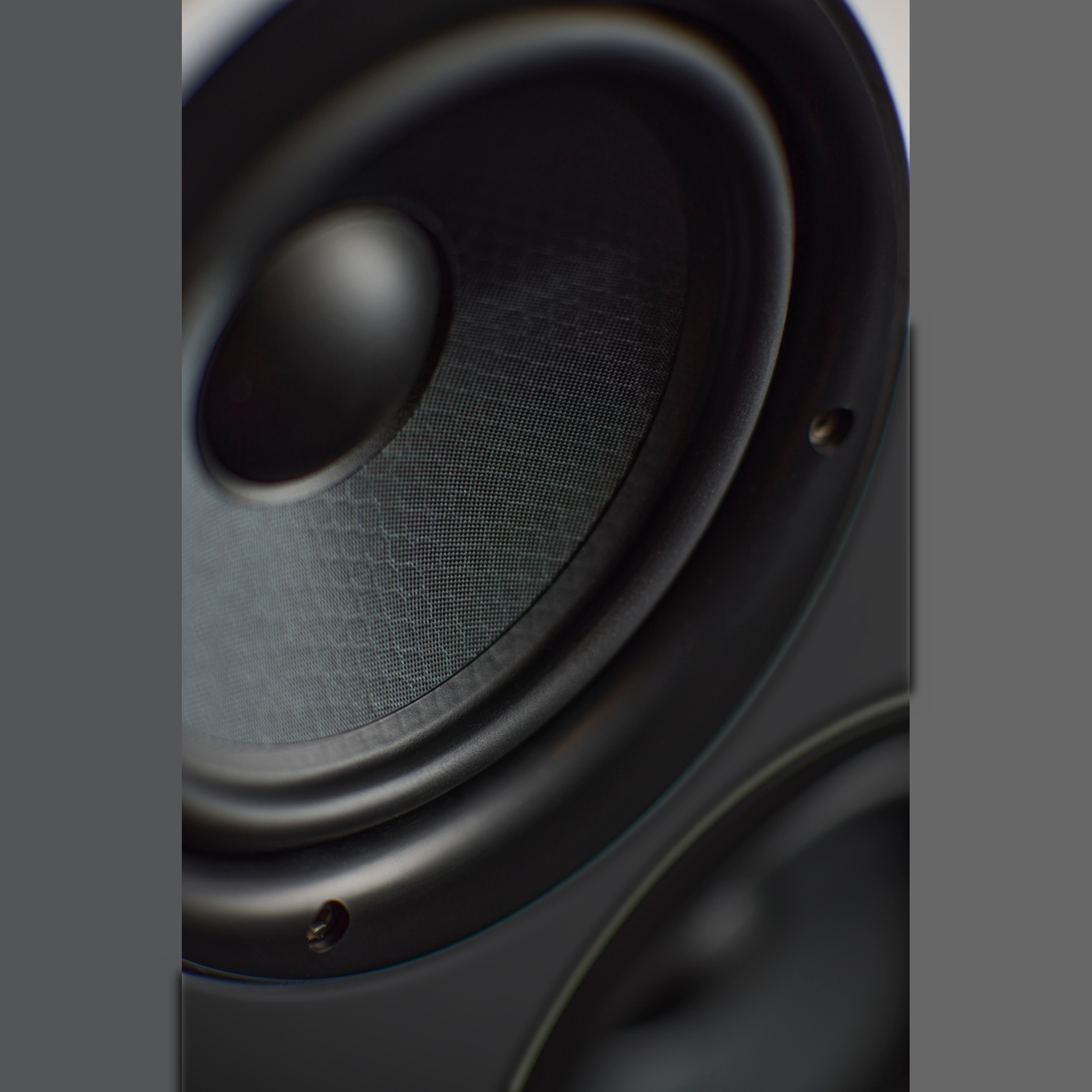 Scansonic HD M15.2 Regallautsprecher Detailansicht Tief-/Mitteltöner mit Honeycomb-Membran