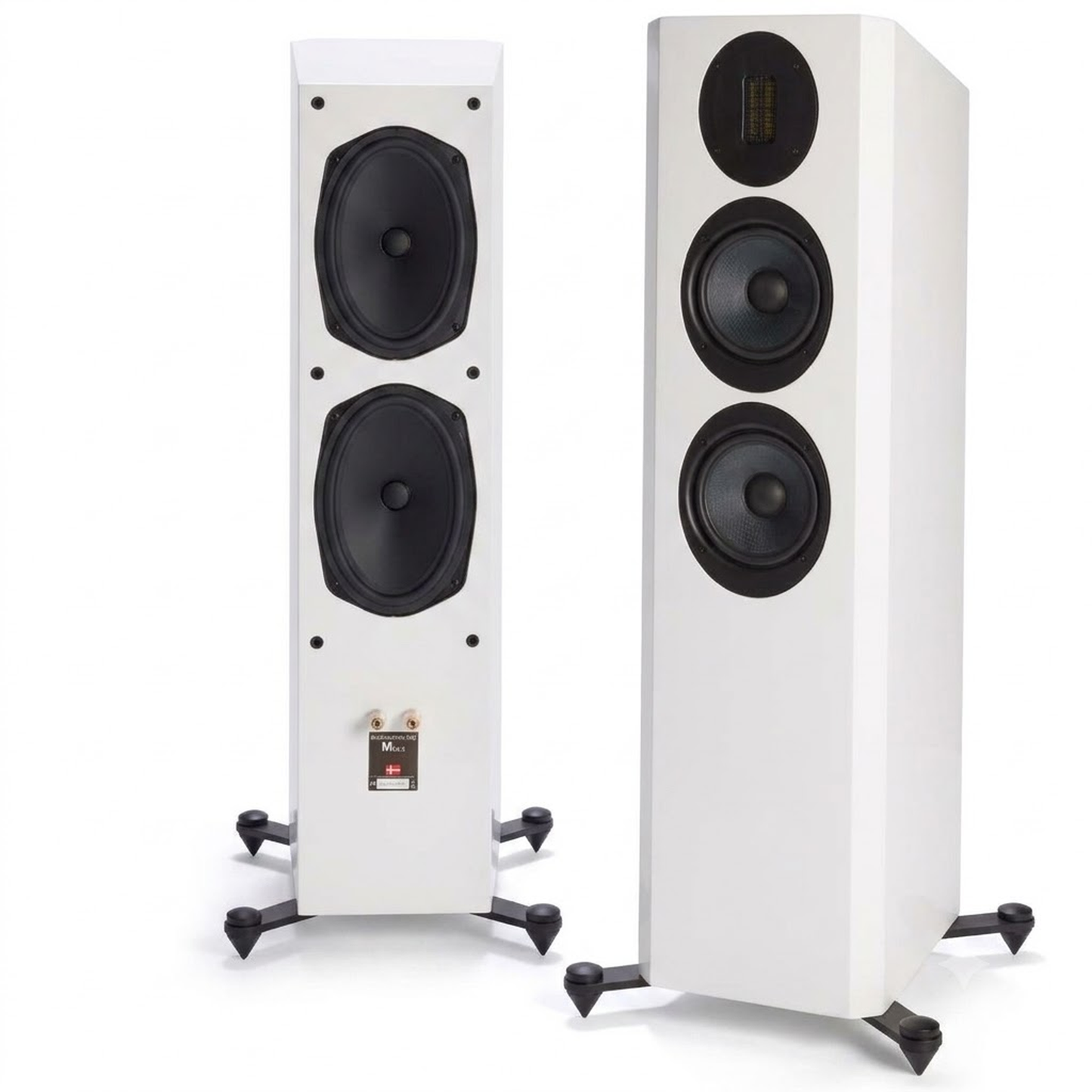 Scansonic HD M30.2 Standlautsprecher Stereopaar in Weiss ohne Frontabdeckung