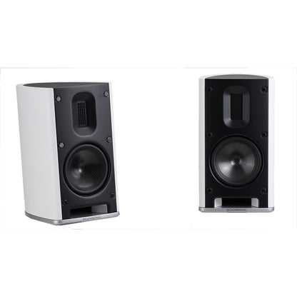 Scansonic HD MB1 B Regallautsprecher Stereopaar in Weiss ohne Ständer