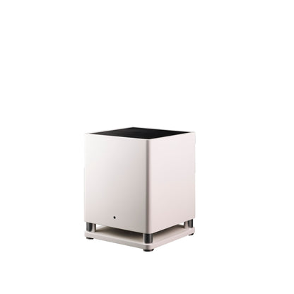 Scansonic HD MB10 Aktiver Subwoofer in Weiss, Schrägansicht