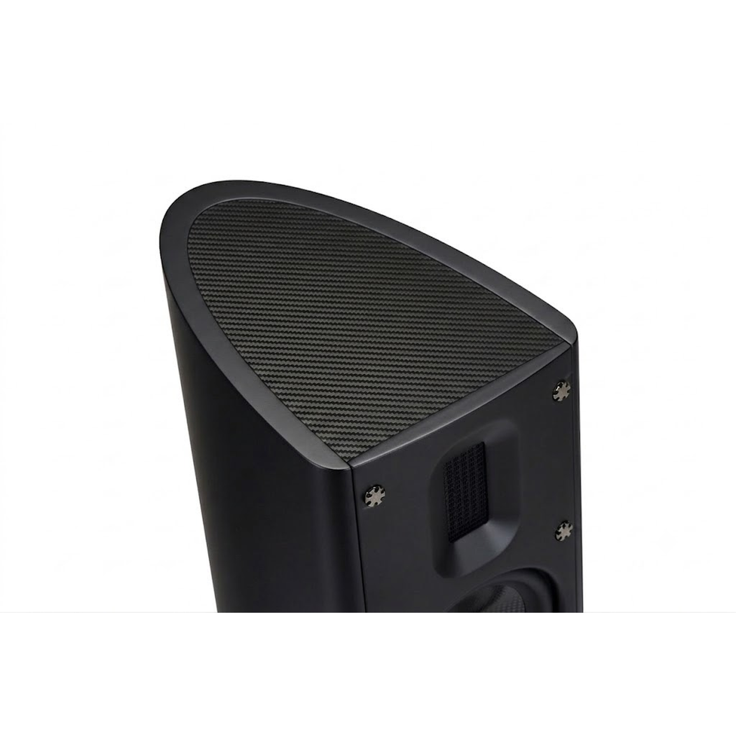 Scansonic HD MB2.5 B Standlautsprecher Draufsicht auf die Gehäuseoberseite in Schwarz