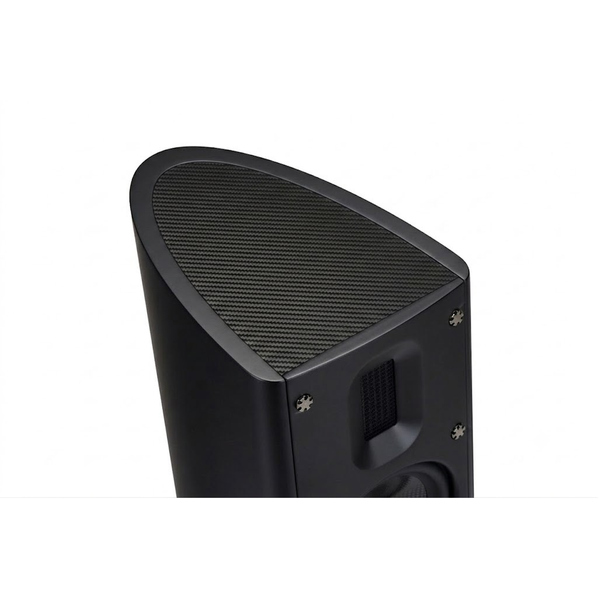 Scansonic HD MB2.5 B Standlautsprecher Draufsicht auf die Gehäuseoberseite in Schwarz