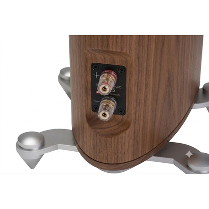 Scansonic HD MB2.5 B Standlautsprecher Anschlussfeld mit Schraubklemmen in Walnuss