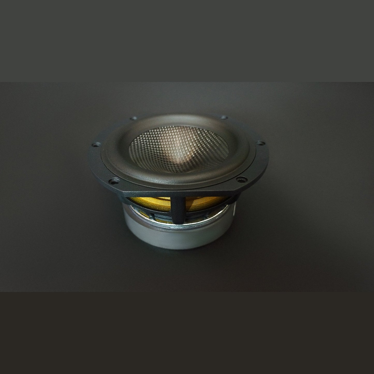 Scansonic HD MB2.5 B Standlautsprecher Detailansicht des Tief-/Mitteltöner-Chassis von vorn