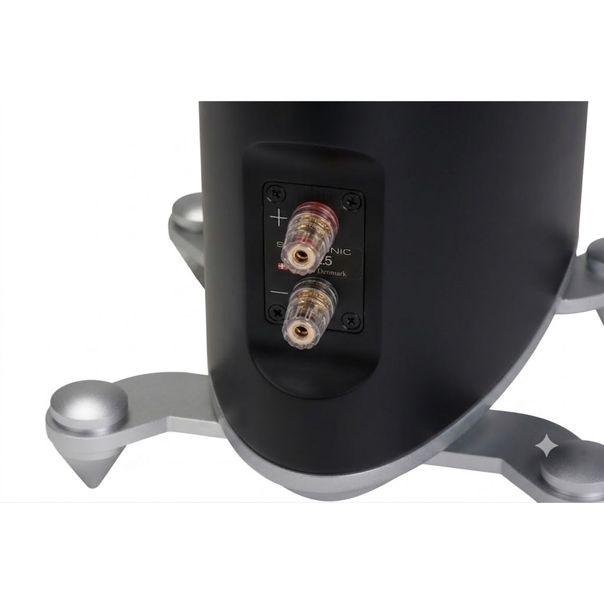 Scansonic HD MB5 B Standlautsprecher Anschlussfeld mit Schraubklemmen in Schwarz