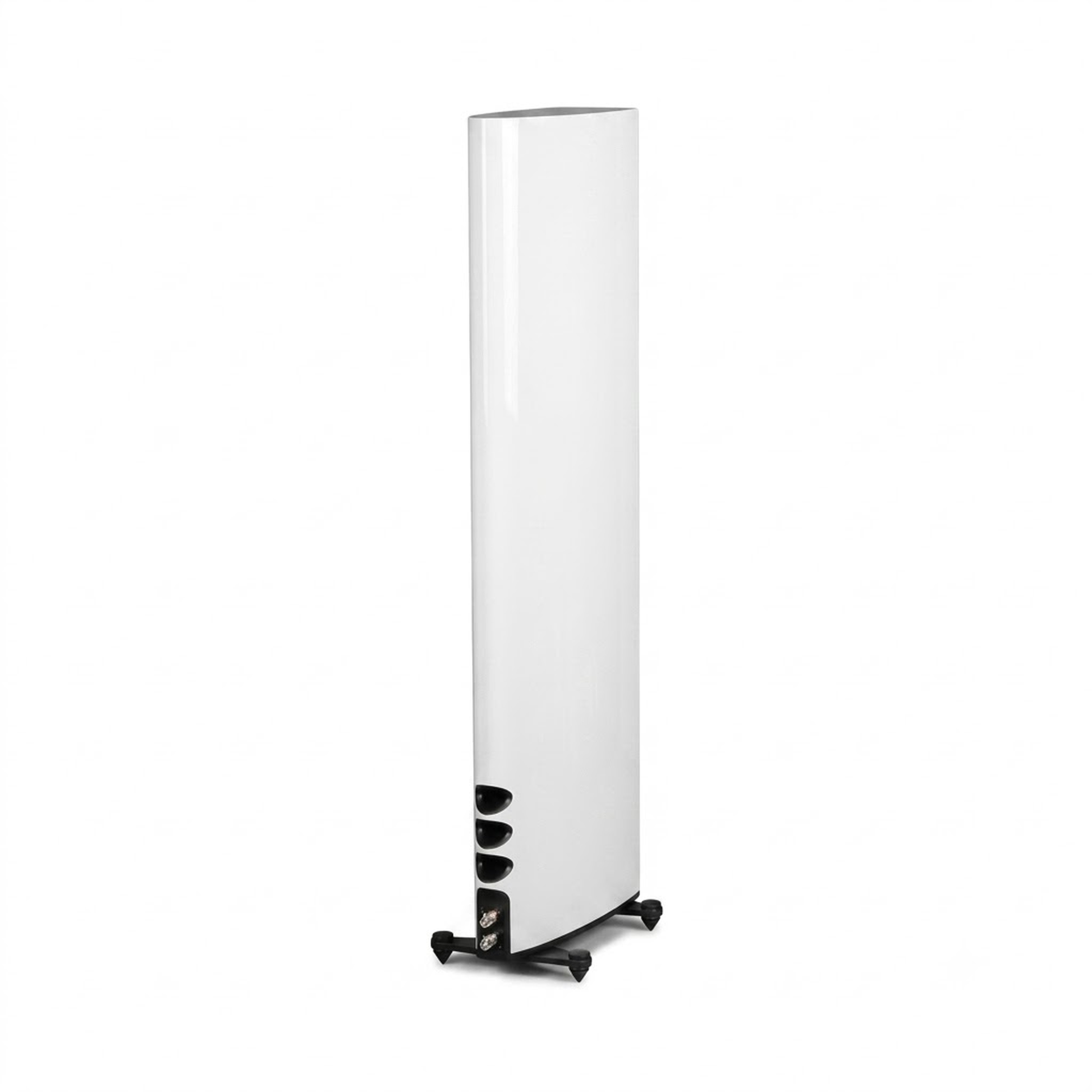 Scansonic HD MB6 B Standlautsprecher in Weiss, Rückansicht mit Bassreflexöffnungen
