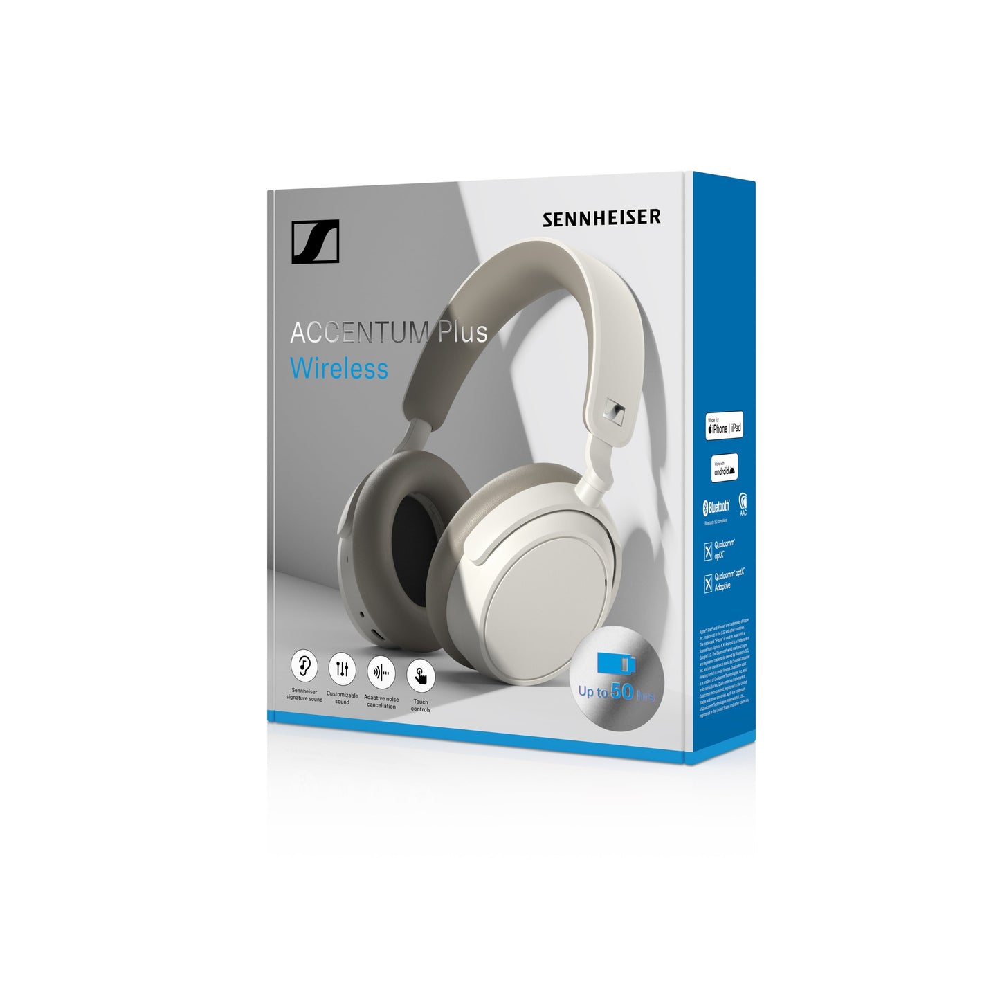 Sennheiser Accentum Wireless Over-Ear-Kopfhörer Weiss Verpackung Vorderseite