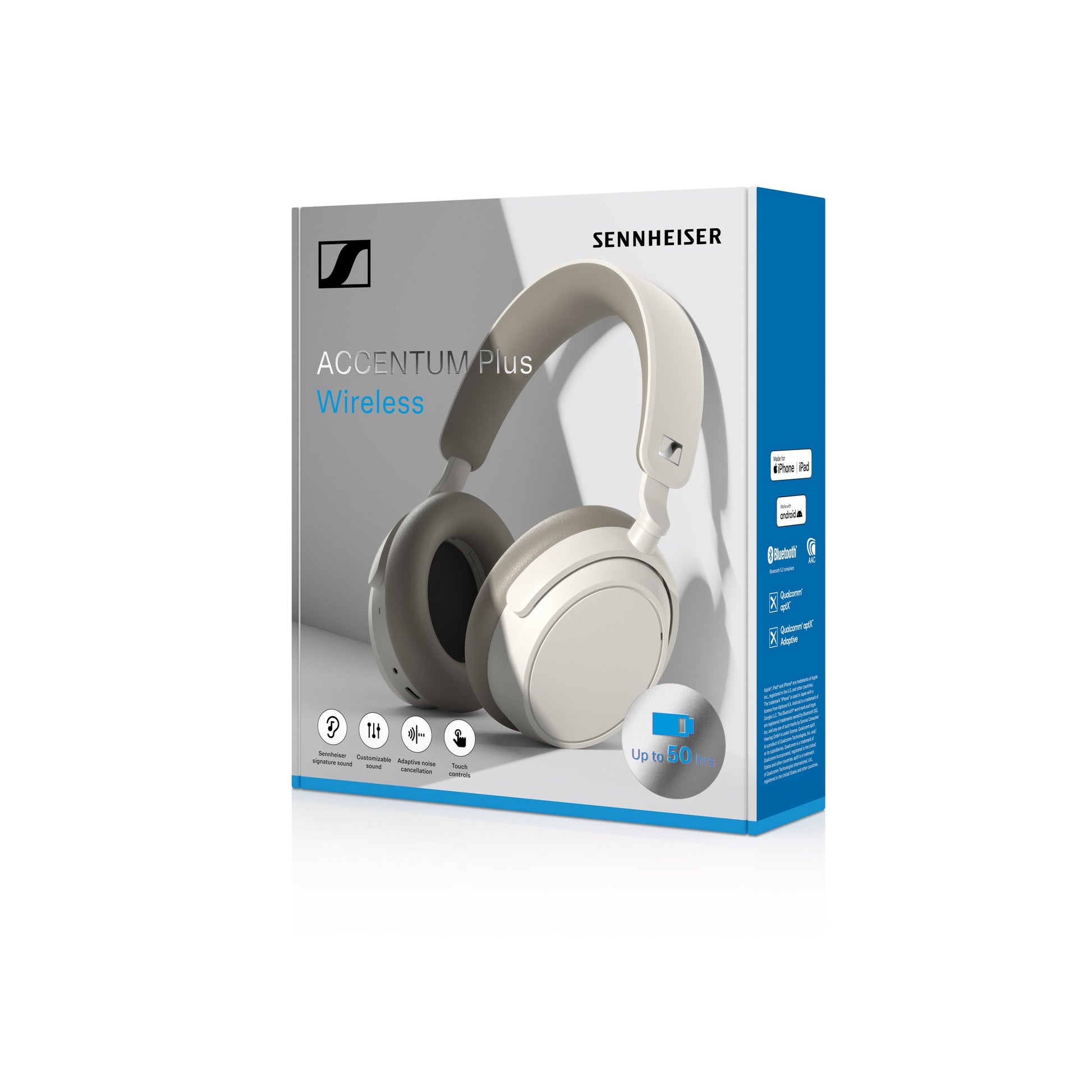 Sennheiser Accentum Wireless Over-Ear-Kopfhörer Weiss Verpackung Vorderseite
