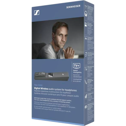 Sennheiser Flex 5000 TV-Kopfhörerverstärker Verpackung Vorderseite