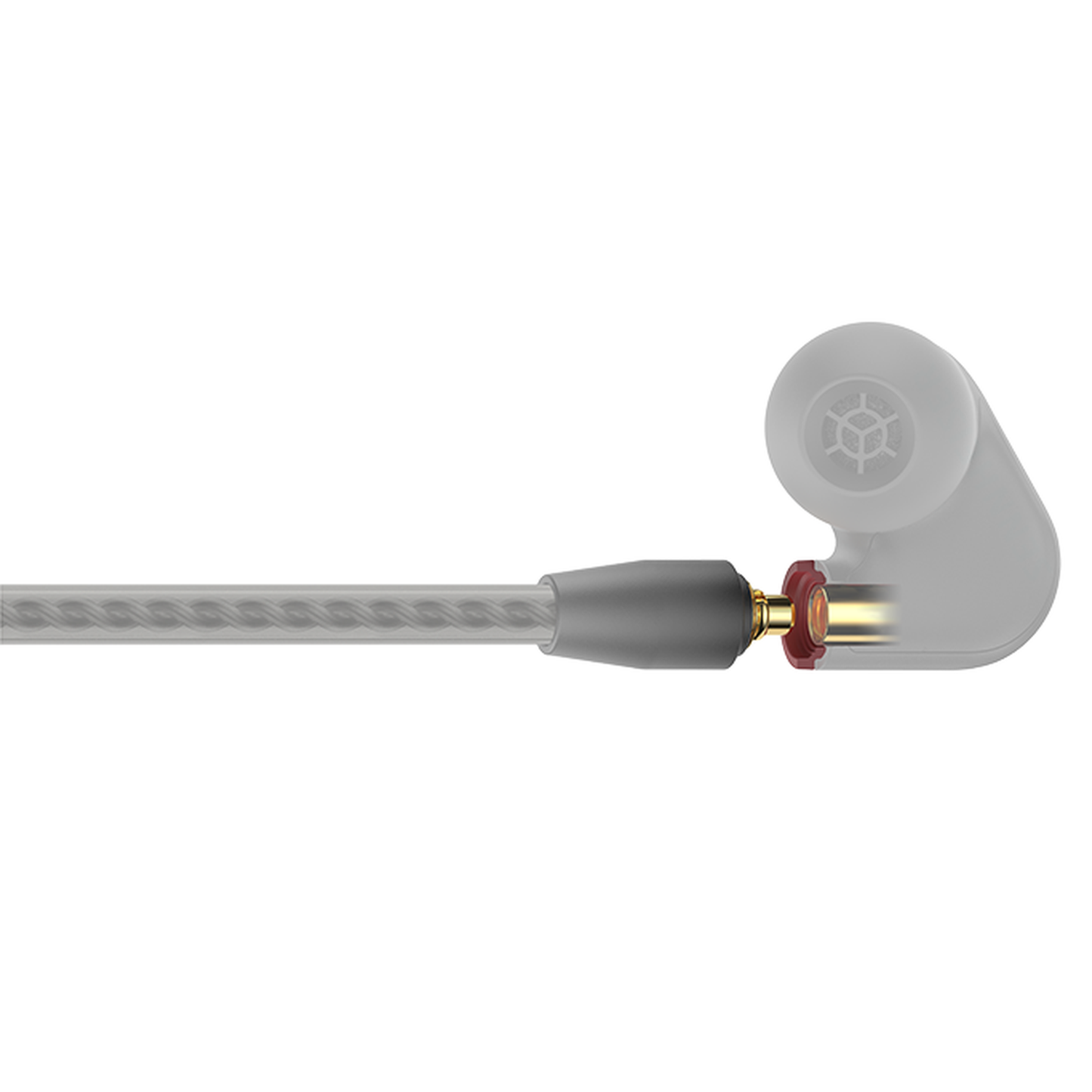 Sennheiser IE 200 In-Ear-Kopfhörer Detailansicht Steckverbindung am Ohrhörer