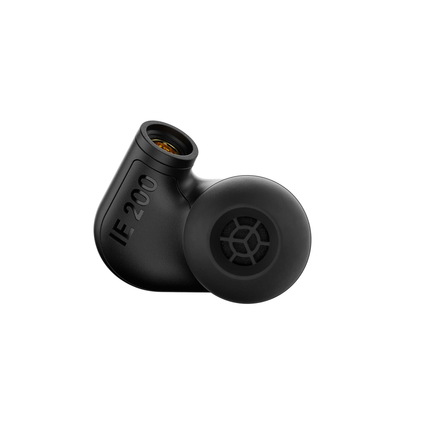 Sennheiser IE 200 In-Ear-Kopfhörer Detailansicht Ohrhörer mit Modellprägung
