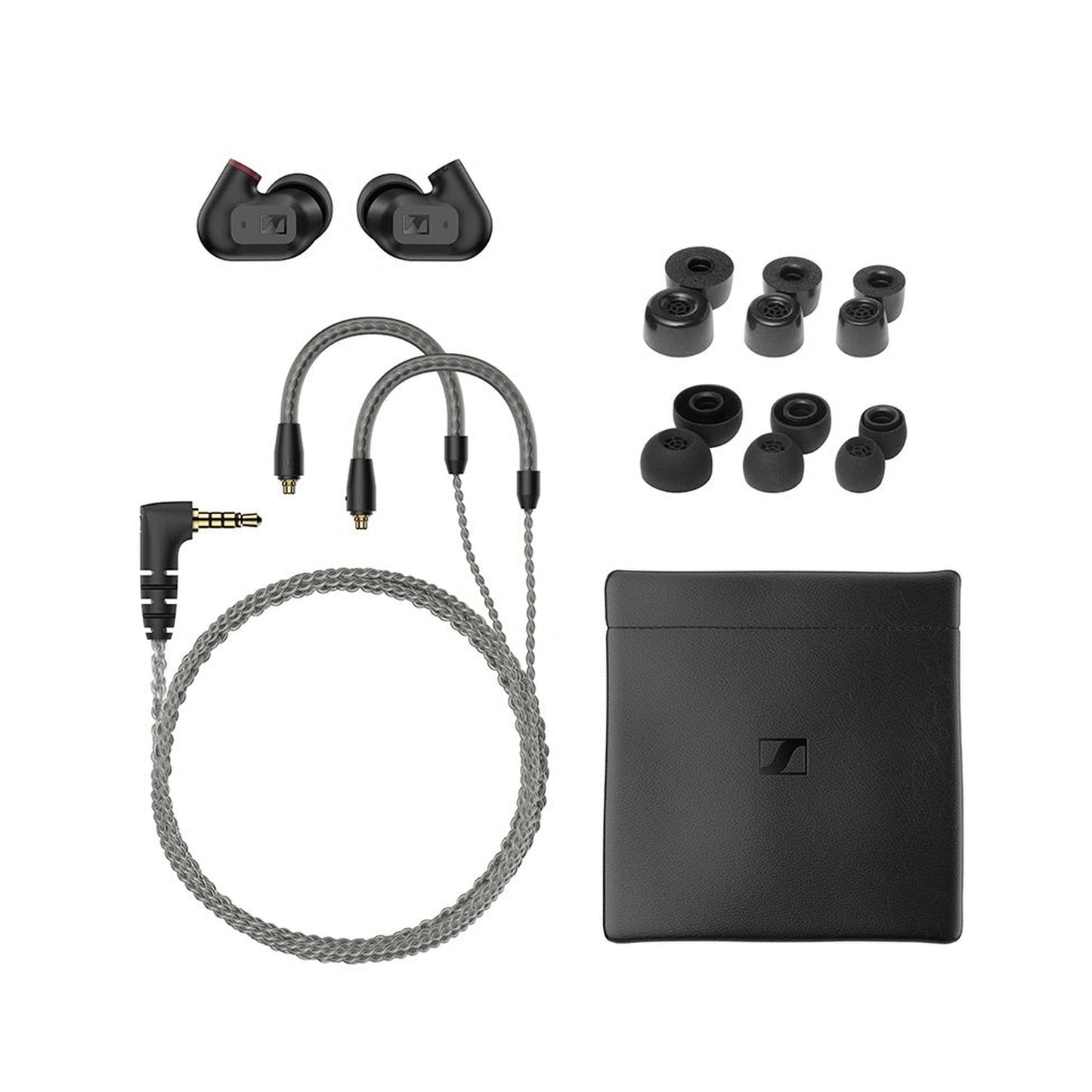 Sennheiser IE 200 In-Ear-Kopfhörer Lieferumfang Ohrpassstücke und Etui