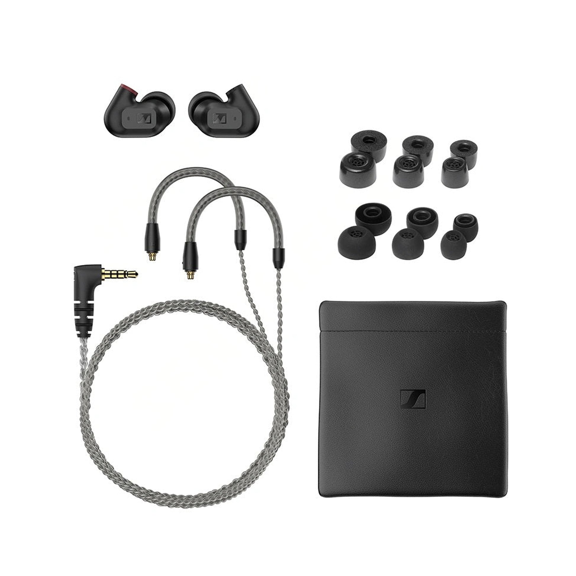 Sennheiser IE 200 In-Ear-Kopfhörer Lieferumfang Ohrpassstücke und Etui