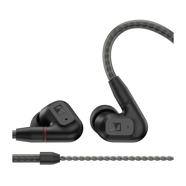 Sennheiser IE 200 In-Ear-Kopfhörer Schrägansicht mit Kabel im Halbprofil