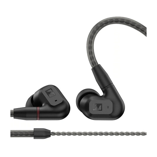 Sennheiser IE 200 In-Ear-Kopfhörer Schrägansicht mit Kabel im Halbprofil