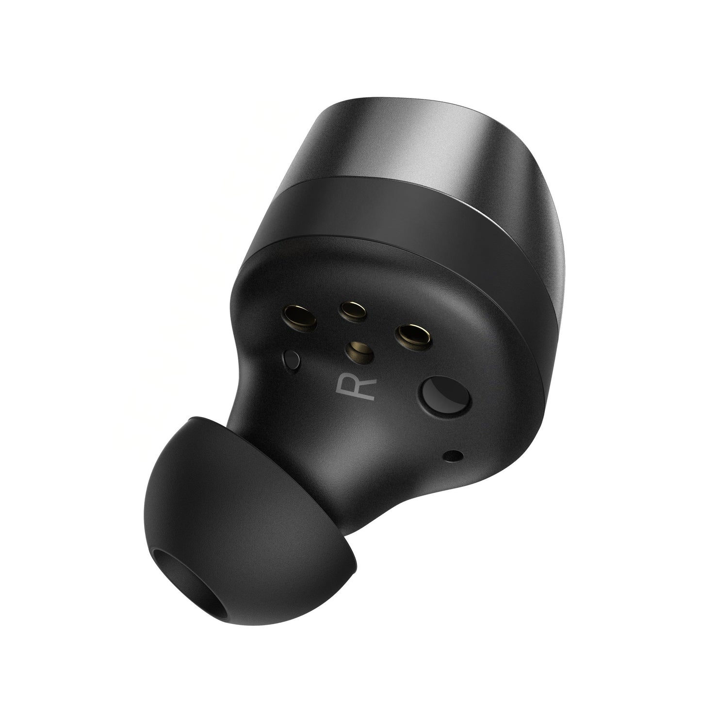 Sennheiser Momentum True Wireless 4 In-Ear-Kopfhörer Schwarz-Graphit Detailansicht rechter Ohrhörer