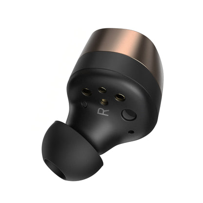 Sennheiser Momentum True Wireless 4 In-Ear-Kopfhörer Schwarz-Kupfer Detailansicht rechter Ohrhörer